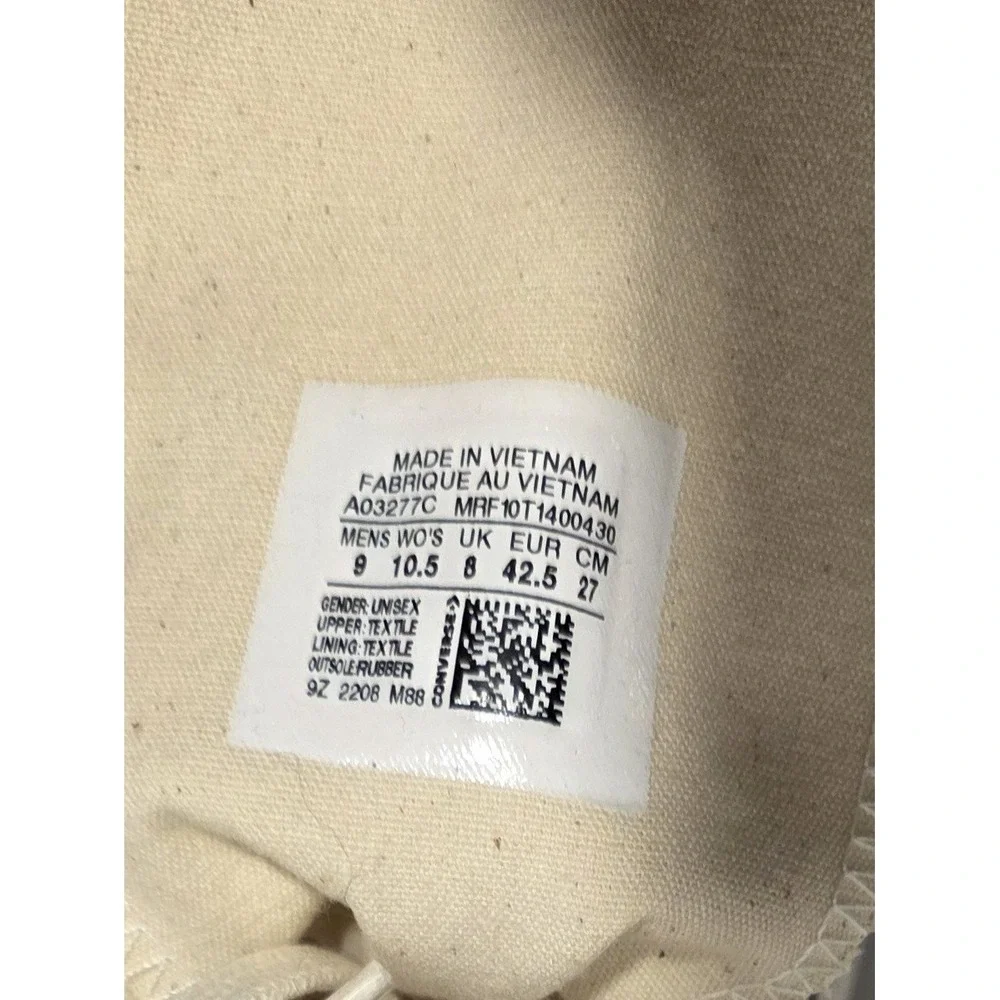 Converse A03277C Chucks 70ATCX  Unisex Black Platform Sneakers. NWB M 9, W 10.5 - Picture 8 of 10